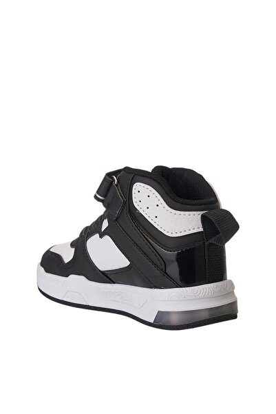 AlbiShoes Unisex Erkek Kız Çocuk Basket Boğazlı Cırtlı 4 Mevsim Işıklı Kışlık Çocuk Spor Ayakkabı