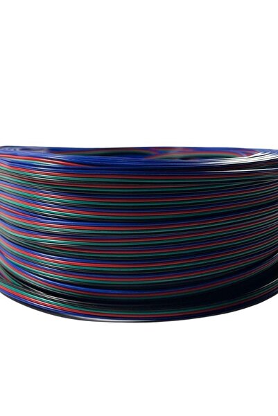 DORA LED Rgb Kablo 4 Lü Şerit Led Kablosu 4X0.22 Kalaylı %100 Bakır 100m