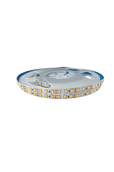 DORA LED 8mm 12V 120 Ledli 2835 Amber (Sarı) Şerit Led (5METRE) İNCE PCB Lİ