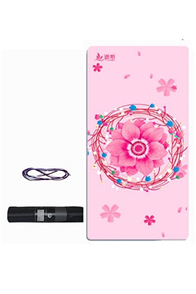 TUSI Yoga Matı Ve Pilates Minderi 6mm Cennet Çiçeği Pembe