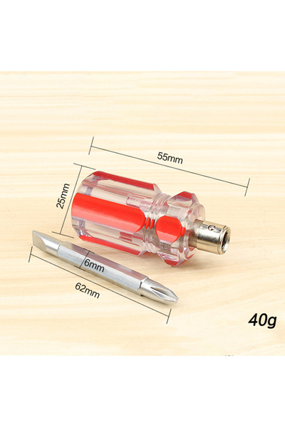 Choice Crystal Style 1pc Short Handle Screwdriver Set Portable Encapsulation/...