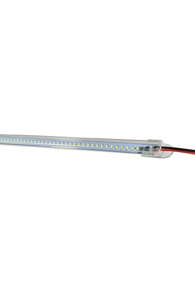 DORA LED 220 Volt 4014 Çubuk Led Beyaz 6000-6500K -Şeffaf Cam 50 CM Kasalı Dim Edilebilir Bar Led 220v