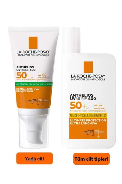 La Roche Posay Güneş Koruyucu Set | 2 Li Cilt Tipi Koruma Seti