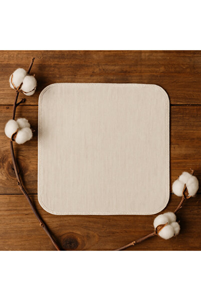 Chicsy Baby Organic Cotton Baby Girl Handkerchief Set of 6 Soft Newborn Towels in Pink Tones 35X30 cm