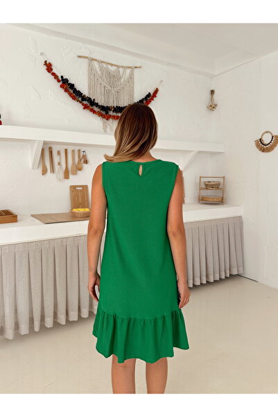 AFROGİYİM Women's Skirt Ruffled Wrap Dress