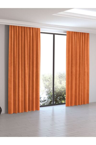Perle Home Daily Series - Mandarin Color Island Background Curtain