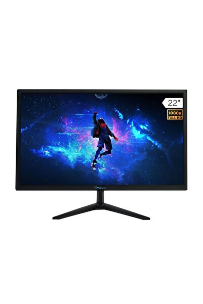 POSCAM 22" Full HD Sesli VGA HDMI Girişli 75 Hz Yenileme Hızı Vesa Uyumlu LED Monitör