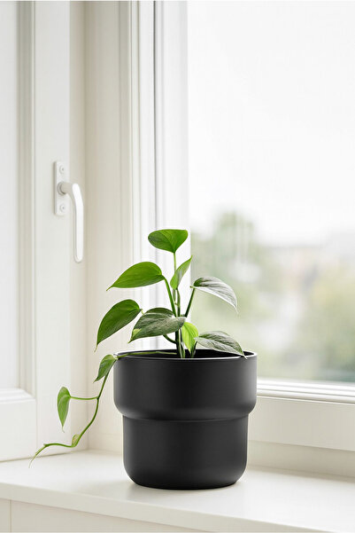 HOMİNG Homing Plastik Saksı Siyah 11 cm SEH-4620