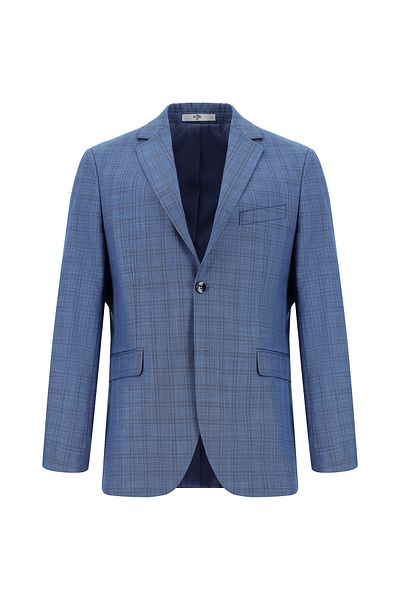 Kiğılı Costum clasic în carouri Regular Fit