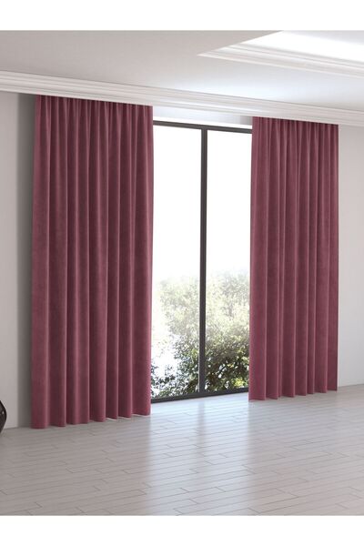 Perle Home Daily Series Dried Rose Island Background Curtain