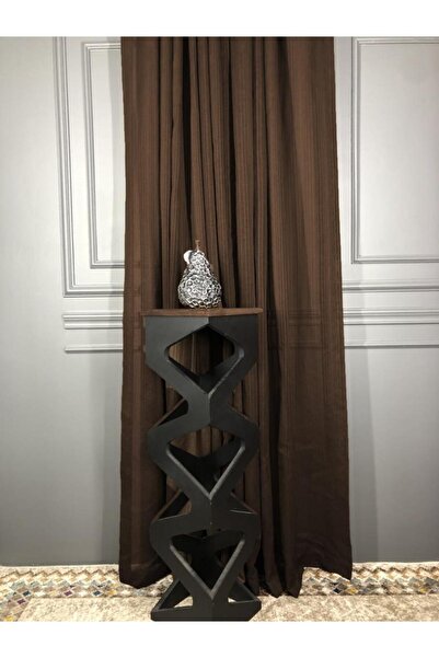 rendecioğlutekstil Tül Perde Çizgili Keten Renkli Tül Kampanyalı Ürün