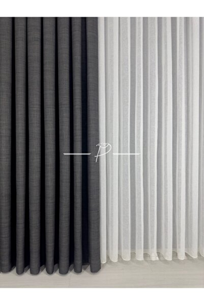 rendecioğlutekstil Keten Blackout Pileli 1. Kalite Ultra Gramaj