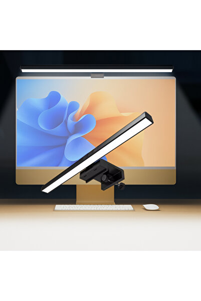 Coverzone LED Monitör Lambası TB-30SA - 30 cm, 3 Renk Ayarı, Dokunmatik, Zama...