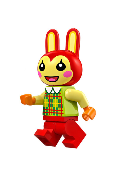 LEGO الملحقات الأصلية المصغرة المخصصة للحيوانات المتقاطعة على شكل أرنب بوني