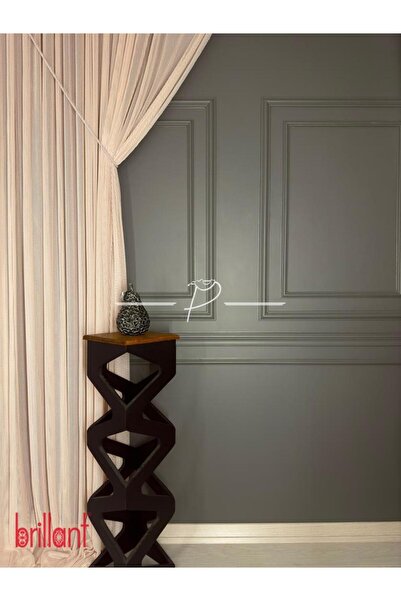 Brillant Tül Perde Brillant Marka Macreme Desen File Tül