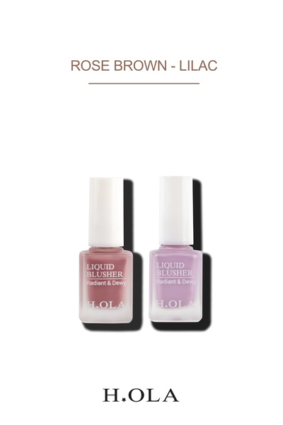 h.OLA Likit Allık Seti Rose Brown&Lilac