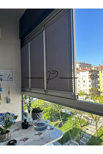 rendecioğlutekstil Plise Perde Cam Balkon Akordiyon Perde Sistemleri 11 Renk Seçeneği