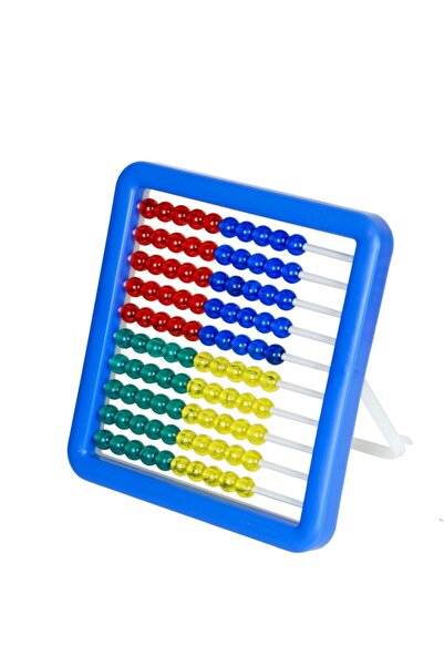 Medyen Sayı Seti-sayı Çubuğu-sayı Fasülyesi Abaküs Mihsap Mavi