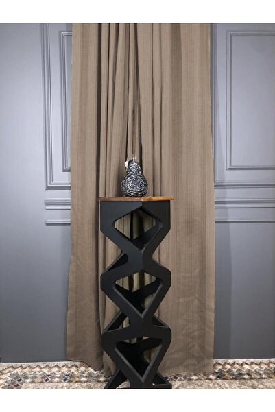 rendecioğlutekstil Tül Perde Çizgili Keten Renkli Tül Kampanyalı Ürün