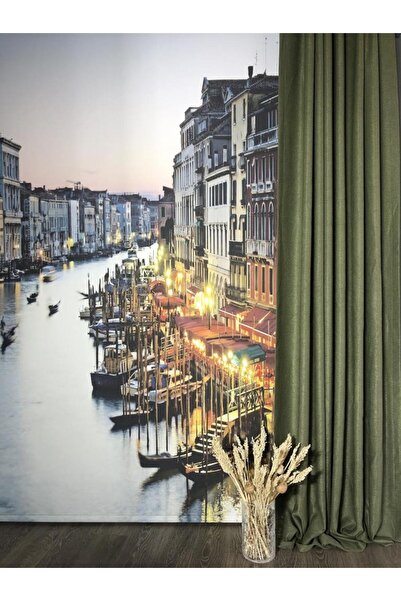 rendecioğlutekstil Fon Perde Katyonik Keten Fonluk Gramajlı Ultra Dökümlü Lüx...