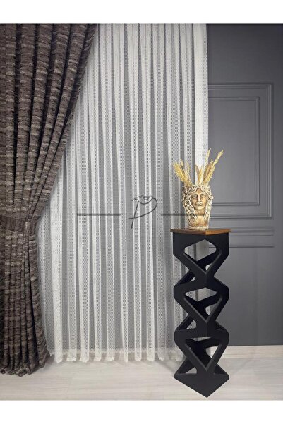 Taç Fon Perde Taç Marka Dipro Desen Kendinden Desenli Jakar Fonluk