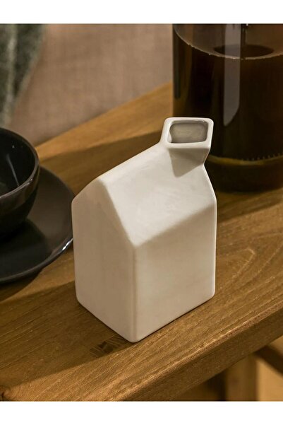 LC Waikiki Lcw Home White Printed Ceramic Milk Jug