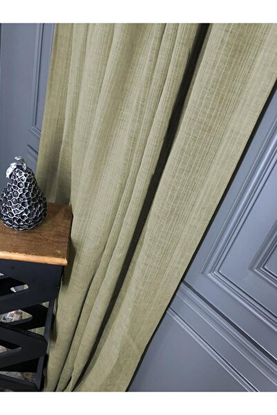 rendecioğlutekstil Tül Perde Çizgili Keten Renkli Tül Kampanyalı Ürün