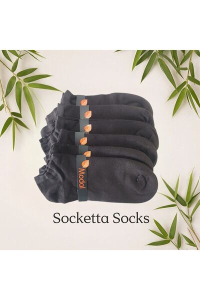 Socketta Men's Modal Seamless 6-Piece Brown Booties Socks – Premium