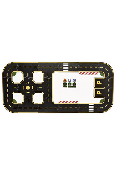 IKEA 23 Parçalı Çocuk Oyuncak Araba Seti Çok Renkli Araba Pisti