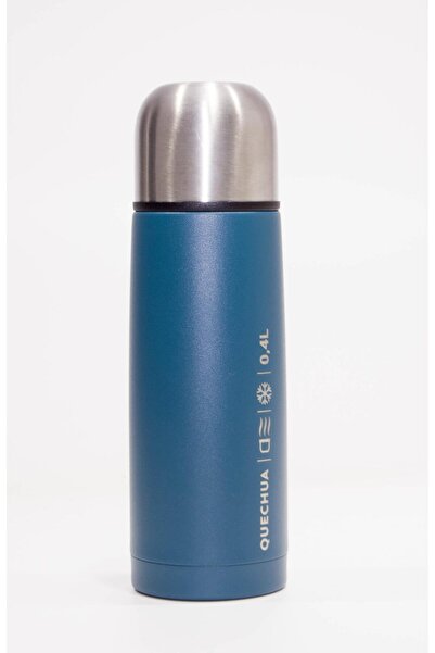Decathlon Paslanmaz Çelik Termos - 0,4 Litre - Mavi Meridyendukkan Quechua
