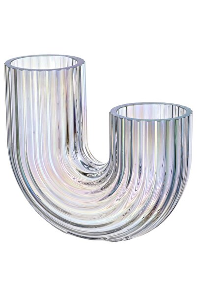 IKEA Renkli Vazo MeridyenDukkan 12 Cm Rengi Cam Vazo Ev-Ofis Dekorasyonu