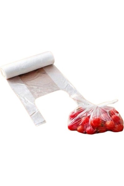 Yılmaz Ambalaj Rulo Poşet Orta Boy 130'lu Market Manav Poşeti Şeffaf Renk Meyve Sebze Poşeti Hışır