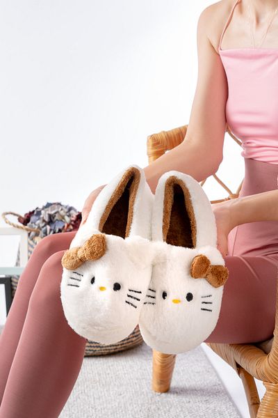 Slipcat Soft Furry Plush Slippers Home Women's Slippers
