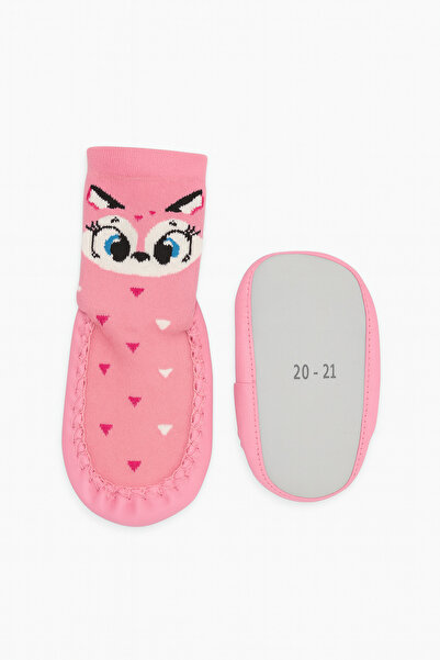 minissa baby kids Чорапи с подложка против хлъзгане Ръчно изработени от естествена кожа