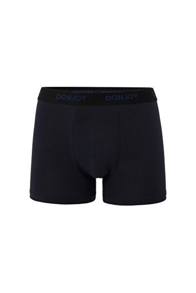 don joy Férfi 10 részes pamut lycra fésült pamut boxer, rugalmas derékrésszel, sötétkék színben