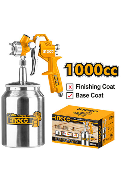 Ingco Havalı Boya Tabancası 1000cc Ing-asg3101