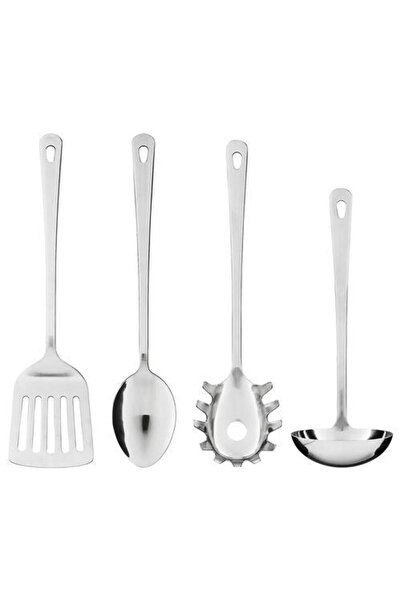 IKEA 4 Pieces Cooking Utensils Set Stainless Steel Hangable Set
