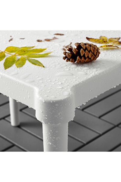 IKEA Çocuk Oyun Masası,Dikdörtgen Beyaz Renk 58x42x43 cm İç-Dış Mekan Kullanımı Çocuk Masa