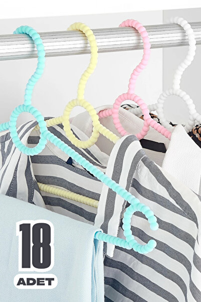 Beray 18 komada vešalica sa perlama - različite boje