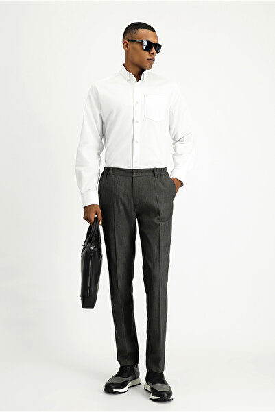 Kiğılı Long Sleeve Regular Fit Patterned Cotton Shirt