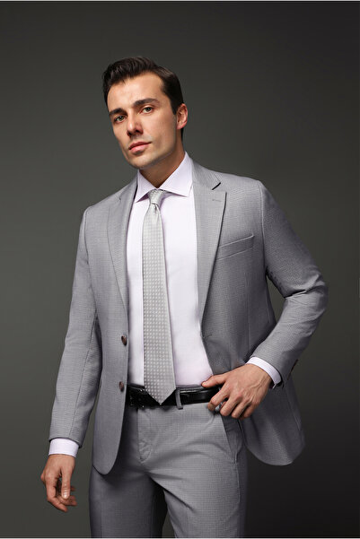 Kiğılı Long Sleeve Classic Patterned Cotton Shirt