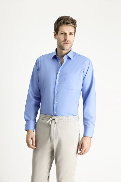 Kiğılı Βαμβακερό μακρυμάνικο πουκάμισο με κανονική εφαρμογή - Χωρίς σίδερο