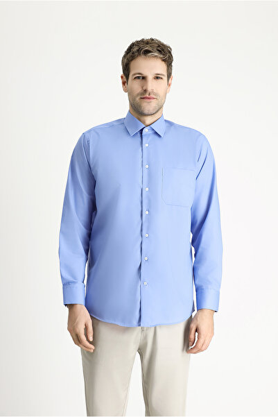 Kiğılı Βαμβακερό μακρυμάνικο πουκάμισο με κανονική εφαρμογή - Χωρίς σίδερο