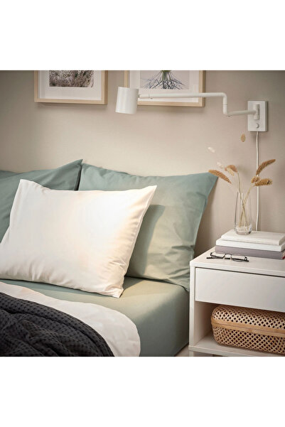 IKEA Față de pernă Dvala, gri-verde, 50x60 Cm