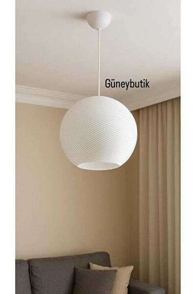 güneybutik Spiral Deseli Sarkıt Avize (BİOPLASTİK)