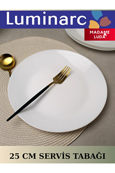 Luminarc Arcopal Zelie Beyaz 24 Parça 6 Kişilik Yemek Takımı.(6 ADET FIRIN-KEK KABI HEDİYE)madame Luda.