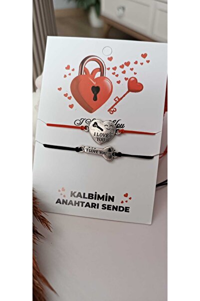 NAS fashion الثنائي مفتاح قلبي فيك زوجين أصدقاء عزيزي سوار