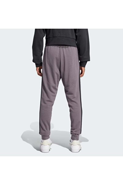 adidas Ανδρικό παντελόνι Jogger από ύφασμα γαλλικής πετσέτας M 3S FT TC PT Basic 3-Stripes ΓΚΡΙ