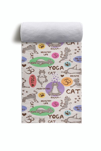 ecemre beach towel Dijital Baskılı Sporcu Yoga Pilates Fitness Spor Havlusu