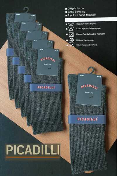 Picadilli جوارب رياضية للتنس من القطن العضوي، جوارب مطاطية مرنة مريحة، عبوة م...